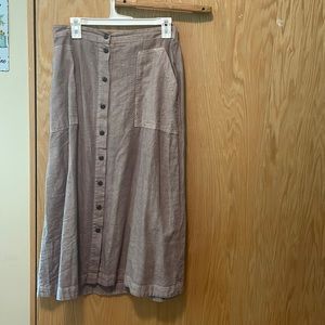 Mauve Target midi-skirt